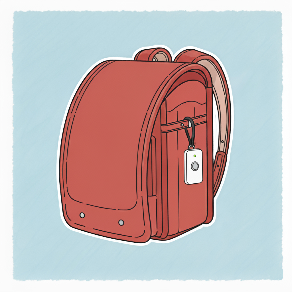 ランドセルとGPS端末